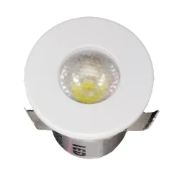 Mini spot LED encastrable 1W DC 12V Blanc Froid 6000k