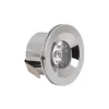 Mini spot LED encastrable 1W (8W) 4200K chrome
