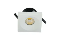 Mini spot LED encastrable carré EVA-4 3W 6500K
