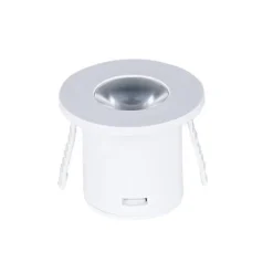 Mini Spot LED Encastrable 1W 90 degrés Rond Blanc (Pack de 4) - SILAMP