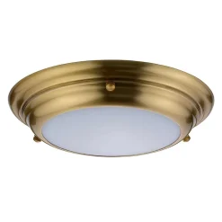 Mini-plafonnier LED Welland 1 lumière - Laiton vieilli