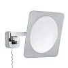 Miroir cosmétique LED Bela Avec ampoule IP44 3000K 260lm 230V 5,7W Chrome Blanc Miroir