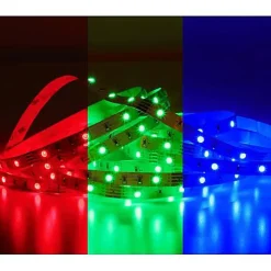 Müller-Licht 20100325 Ruban LED 3 m RGB, set complet avec connecteur mâle et télécommande