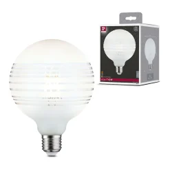 Modern Classic Edition Standard 230 V Globe LED Anneau réfléchissant E27 470lm 4,5W 2600K gradable Anneau réfléchissant blanc