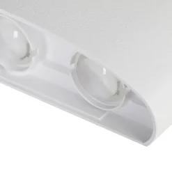 Moderne Applique Murale LED, 6W Lumière Blanc Chaud 3000K étanche IP65