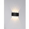 Moderne Applique Murale LED, 6W Lumière Blanc Chaud 3000K étanche IP65