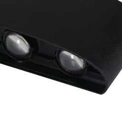 Moderne Applique Murale LED, 6W Lumière Blanc Chaud 3000K étanche IP65