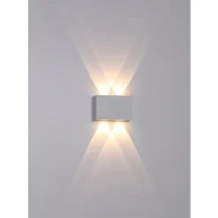 Moderne Applique Murale LED, 4W Lumière Blanc Chaud 3000K étanche IP65