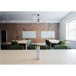 Modulo de KlassFan - Super destratificateur et ventilateur DC 132 cm Marron pales bois blanc sans Lumière 25 à 40 m²