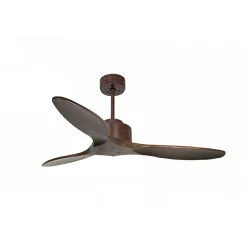 Modulo de KlassFan - Super destratificateur et ventilateur DC 132 cm Marron pales bois sombre sans Lumière 25 à 40 m²