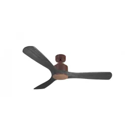 Modulo de KlassFan - Super destratificateur et ventilateur DC 132 cm Marron pales bois noir sans Lumière 25 à 40 m²