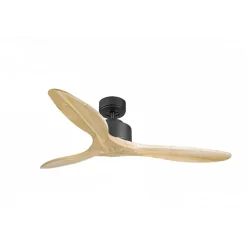 Modulo de KlassFan - Super destratificateur et ventilateur DC 132 cm Gris basalte pales bois clair sans Lumière 25 à 40 m²