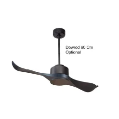 Modulo de KlassFan - Super destratificateur et ventilateur DC Gris basalte sans Lumière idéal pour 20 à 30 m² ultra efficace