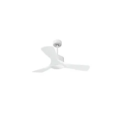 Modulo de KlassFan - Super destratificateur et ventilateur DC 106 cm Blanc pales bois blanc sans Lumière 15 à 20 m²