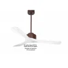 Modulo de KlassFan - Super destratificateur et ventilateur DC 132 cm Marron pales bois blanc sans Lumière 25 à 40 m²