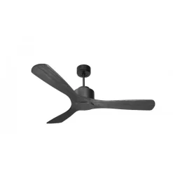 Modulo de KlassFan - Super destratificateur et ventilateur DC 132 cm Gris basalte pales bois noir sans Lumière 25 à 40 m²