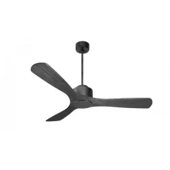 Modulo de KlassFan - Super destratificateur et ventilateur DC 132 cm Gris basalte pales bois noir sans Lumière 25 à 40 m²