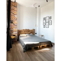 Modulo de KlassFan - Super destratificateur et ventilateur DC 106 cm Blanc pales bois blanc sans Lumière 15 à 20 m²