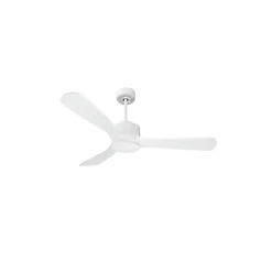 Modulo de KlassFan - Super destratificateur et ventilateur DC 132 cm Blanc bois blanc Lumière dimmable 25 à 40 m²