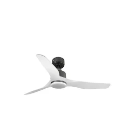 Modulo de KlassFan - Ventilateur de plafond DC avec Lumière Blanc et gris basalte, thermostat idéal pour 25 à 40 m²