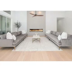 Modulo Latino III - Super destratificateur et ventilateur DC 132 cm noir pales bois sombres idéal 26 à 40 m²