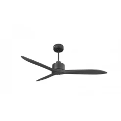 Modulo Latino III - Super destratificateur et ventilateur DC 132 cm noir pales bois noir idéal 26 à 40 m²