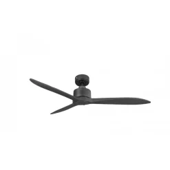 Modulo Latino III - Super destratificateur et ventilateur DC 132 cm noir pales bois noir idéal 26 à 40 m²