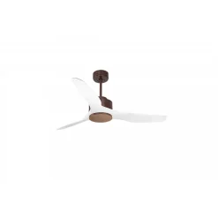 Modulo Regular Exterior - un ventilateur pour extérieur IP44, DC 127 cm Marron pales abs blanc sans Lumière 20 à 30 m²