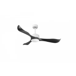 Modulo Regular Exterior - un ventilateur pour extérieur IP44, DC 132 cm Blanc pales abs noir sans Lumière 20 à 30 m²