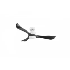 Modulo Regular Exterior - un ventilateur pour extérieur IP44, DC 132 cm Blanc pales abs noir sans Lumière 20 à 30 m²