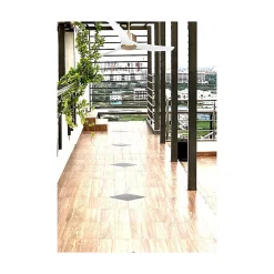 Modulo Regular Exterior - un ventilateur pour extérieur IP44, DC 127 cm Laiton pales abs blanc sans Lumière 20 à 30 m²