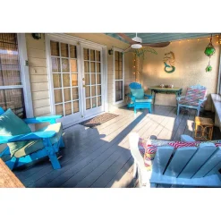 Modulo Regular Exterior - un ventilateur pour extérieur IP44, DC 132 cm Blanc pales abs marron sans Lumière 20 à 35 m²