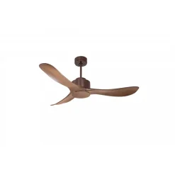 Modulo Regular Exterior - un ventilateur pour extérieur IP44, DC 132 cm Marron pales abs marron sans Lumière 20 à 35 m²