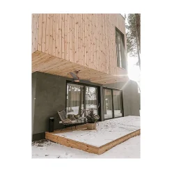 Modulo Regular Exterior - un ventilateur pour extérieur IP44, DC 127 cm Marron pales abs noir sans Lumière 20 à 30 m²