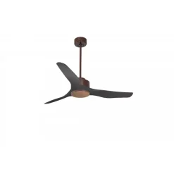 Modulo Regular Exterior - un ventilateur pour extérieur IP44, DC 127 cm Marron pales abs noir sans Lumière 20 à 30 m²