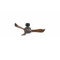 Modulo Regular Exterior - un ventilateur pour extérieur IP44, DC 106 cm Gris basalte pales abs marron sans Lumière 10 à 20 m²