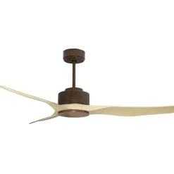Modulo Regular Exterior - un ventilateur pour extérieur IP44, DC 127 cm Marron pales abs marron sans Lumière 20 à 30 m²
