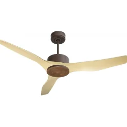 Modulo Regular Exterior - un ventilateur pour extérieur IP44, DC 127 cm Marron pales abs marron sans Lumière 20 à 30 m²