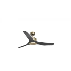 Modulo Regular Exterior - un ventilateur pour extérieur IP44, DC 127 cm Laiton pales abs noir sans Lumière 20 à 30 m²