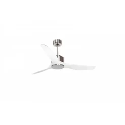 Modulo Regular Exterior - un ventilateur pour extérieur IP44, DC 127 cm Chrome pales abs blanc sans Lumière 20 à 30 m²