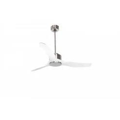 Modulo Regular Exterior - un ventilateur pour extérieur IP44, DC 127 cm Chrome pales abs blanc sans Lumière 20 à 30 m²