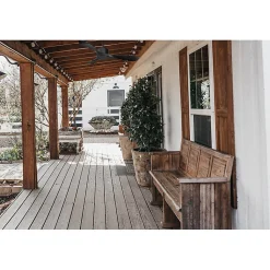 Modulo Regular Exterior - un ventilateur pour extérieur IP44, DC 132 cm Gris basalte pales abs noir sans Lumière 20 à 30 m²