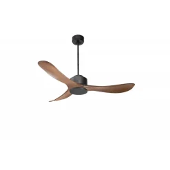 Modulo Regular Exterior - un ventilateur pour extérieur IP44, DC 132 cm Gris basalte pales abs marron sans Lumière 20 à 35 m²
