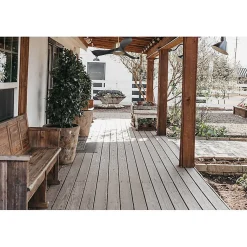 Modulo Regular Exterior - un ventilateur pour extérieur IP44, DC 106 cm Laiton pales abs noir sans Lumière 10 à 20 m²