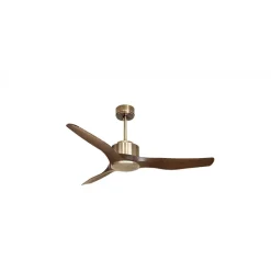 Modulo Regular Exterior - un ventilateur pour extérieur IP44, DC 127 cm Laiton pales abs marron sans Lumière 20 à 30 m²