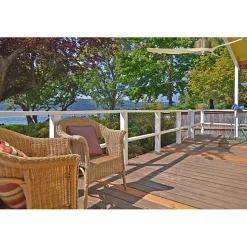 Modulo Regular Exterior - un ventilateur pour extérieur IP44, DC 127 cm Laiton pales abs marron sans Lumière 20 à 30 m²