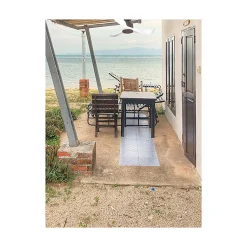 Modulo Regular Exterior - un ventilateur pour extérieur IP44, DC 106 cm Chocolat pales abs blanc sans Lumière 10 à 20 m²