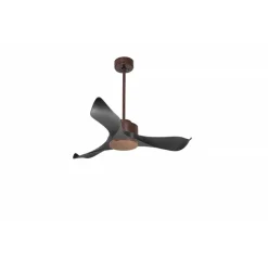 Modulo Regular Exterior - un ventilateur pour extérieur IP44, DC 106 cm Marron pales abs noir sans Lumière 10 à 20 m²