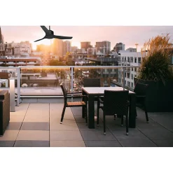 Modulo Regular Exterior - un ventilateur pour extérieur IP44, DC 127 cm Gris basalte pales abs noir sans Lumière 20 à 30 m²