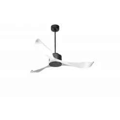 Modulo Regular Exterior - un ventilateur pour extérieur IP44, DC 132 cm Gris basalte pales abs blanc sans Lumière 20 à 30 m²